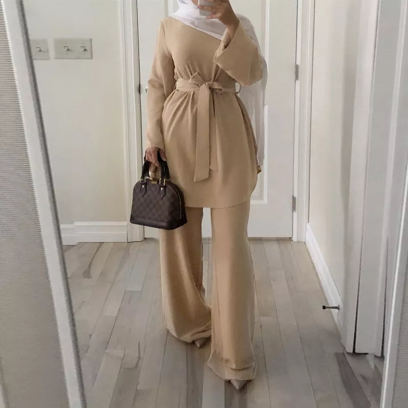 Muslim Sets Tops and Pants Dress Sets