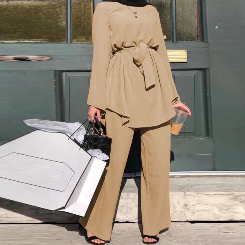 Muslim Sets Tops and Pants Dress Sets