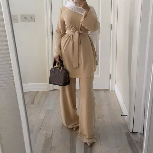 Muslim Sets Tops and Pants Dress Sets