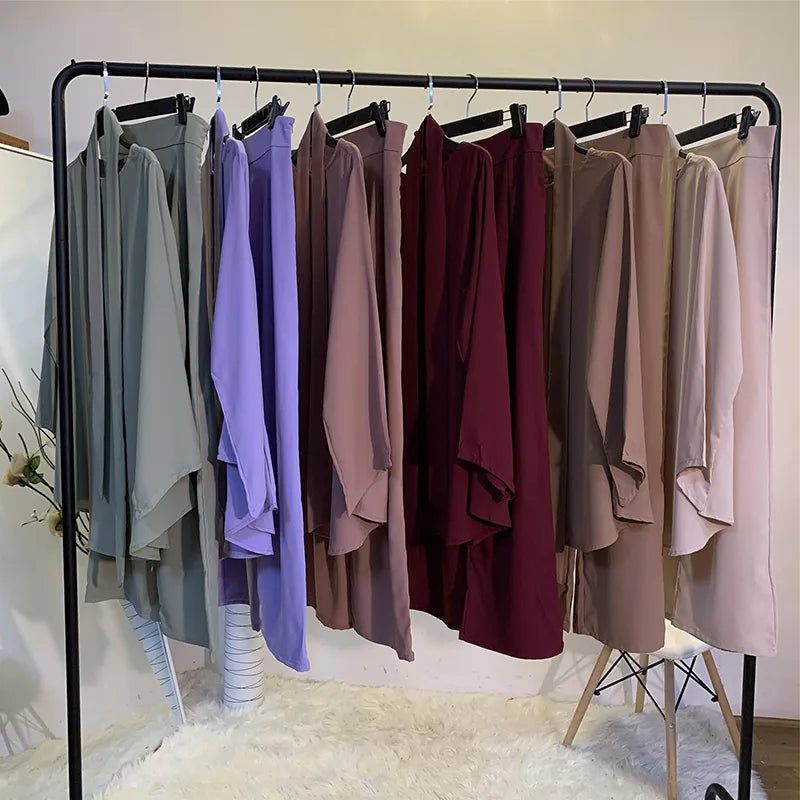 Muslim Sets Tops and Pants Dress Sets