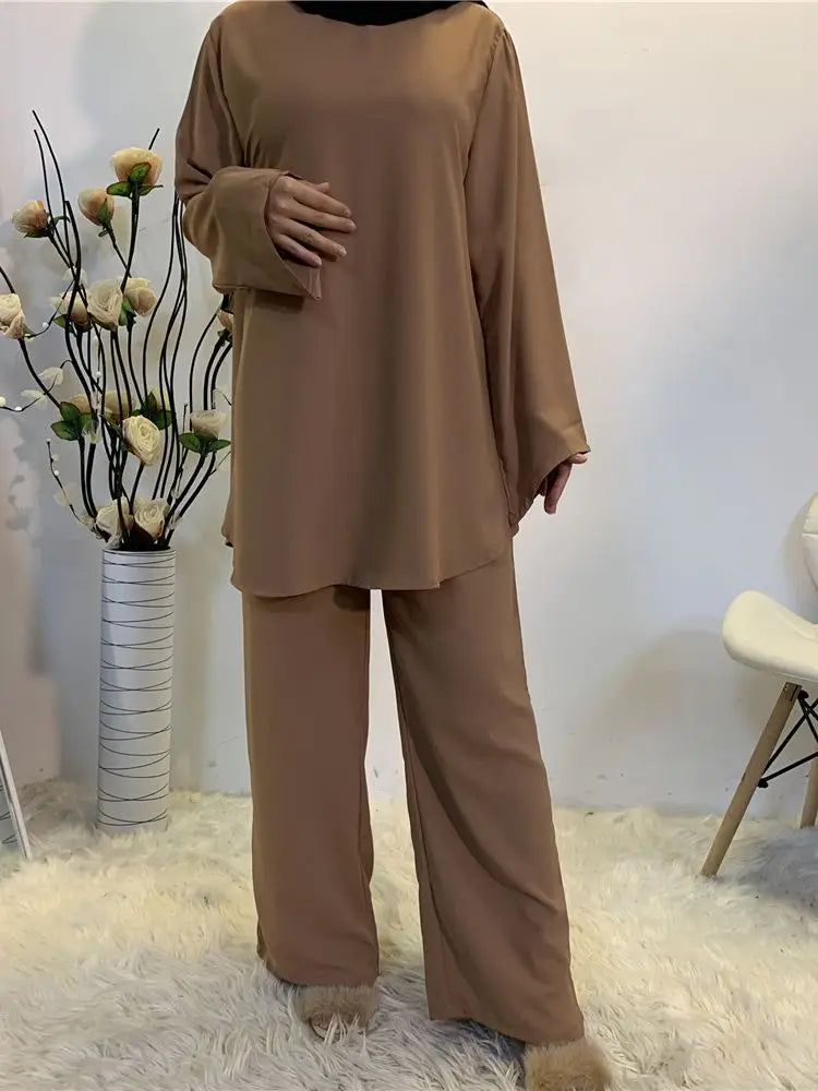 Muslim Sets Tops and Pants Dress Sets